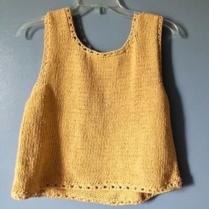 Crochet crop top